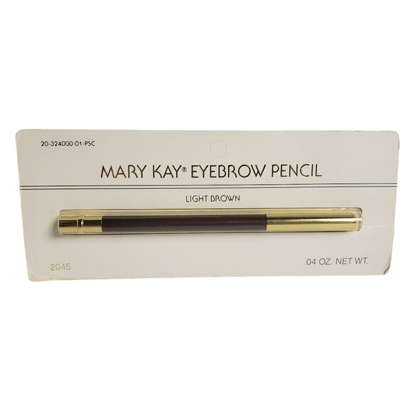 Vintage Mary Kay Light Brown Eyebrow Wooden Pencil .04 Oz Sealed New - Picture 1 of 2